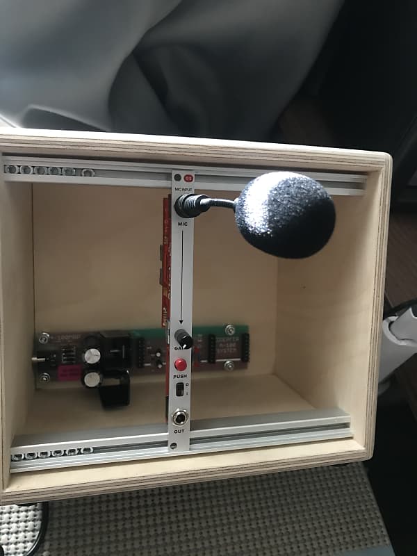 Ginko Synthese MIC Eurorack Microphone / Input Gain Module Reverb