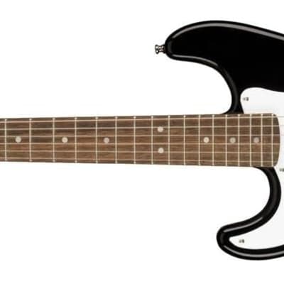 Squier Mini Stratocaster Electric Guitar, with 2-Year Warranty, Black, Laurel Fingerboard, Left-Handed image 7