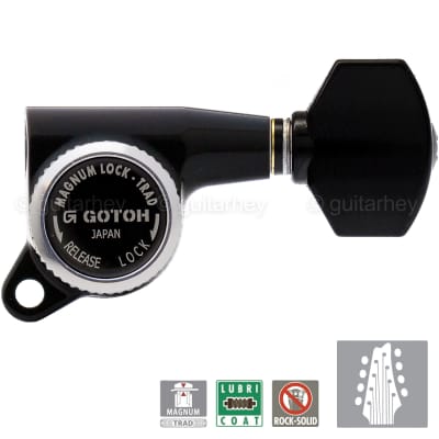 NEW Gotoh SG381-07 MGT Locking Tuners w/ Small Buttons 8 NEW Gotoh SG381-07 MGT Locking Tuners w/ Small Buttons 8