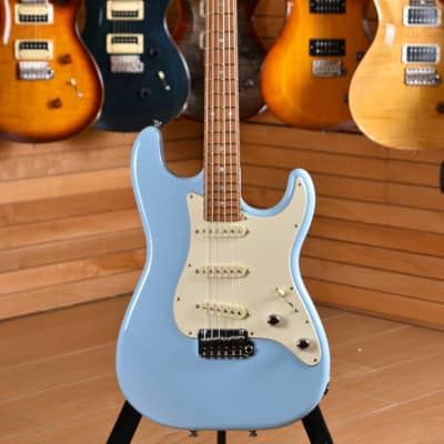Schecter Traditional Made in USA Route 66 Chicago SSS Sugar Paper Blu for sale