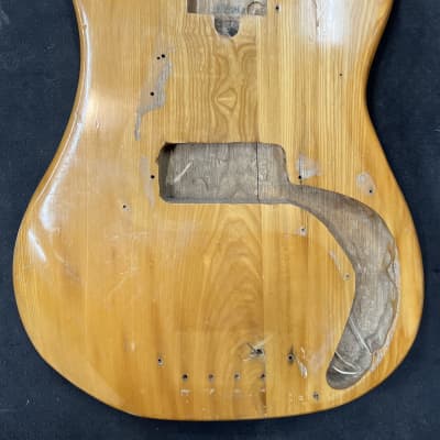 Hondo II P bass project 1970's - natural for sale