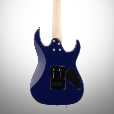 Ibanez GRX70QA Quilt Top Left-Handed Electric Guitar, Transparent Blue Burst image 5