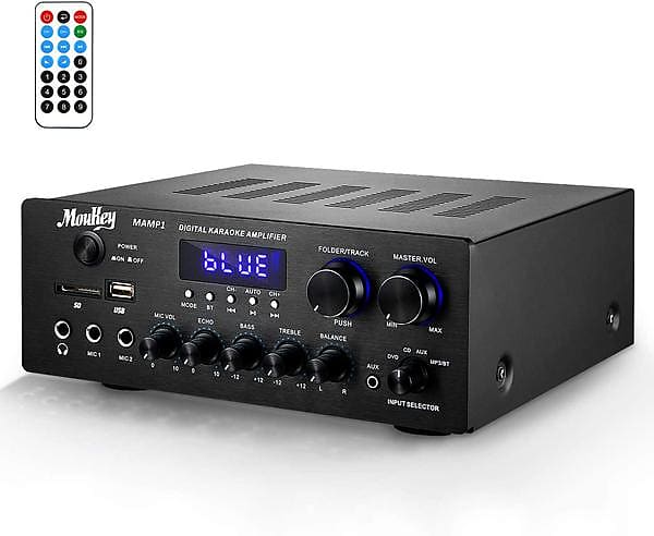 Bluetooth Power Amplifier System - w/USB, SD, AUX, MIC in | Reverb