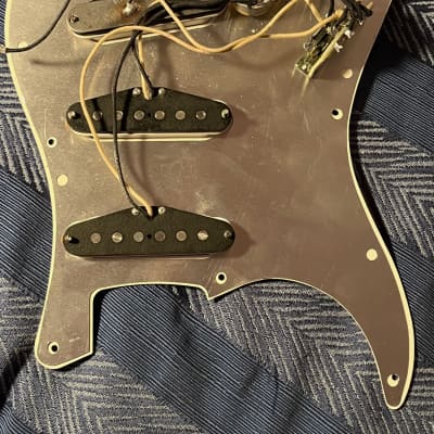 Charles Guitars Fender 50s Stratocaster 8-Hole Pickguard 1-Ply FRALIN LOADED image 6