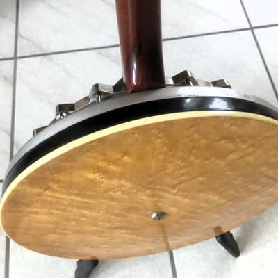 Framus tenor banjo, late Dixi model, vintage 1965 - brown/silver image 13
