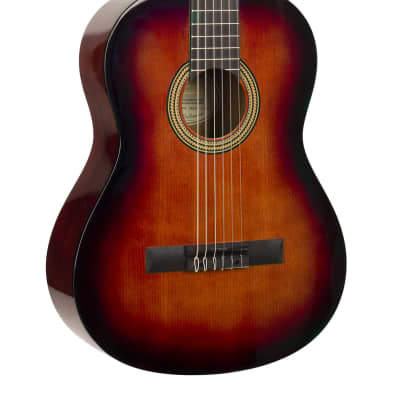 Chitarra Classica Oqan QGC-25 con accordatore, poggiapiede e borsa