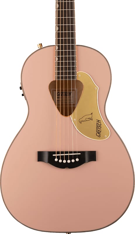 Gretsch G5021E Rancher Penguin Acoustic-Electric Parlor Guitar, Shell Pink image 1