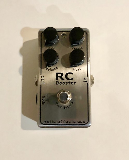 Xotic RC Booster V1 Chrome Limited Edition | Reverb