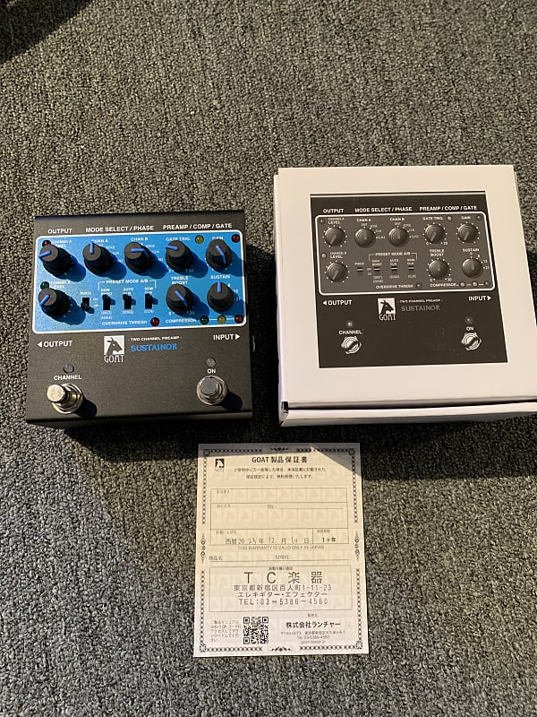 GOAT BLUESERIES ROCKMAN SUSTAINOR Limited Effects Pedal New