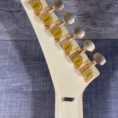 Jackson Randy Rhodes RR5 2001 Ivory with Pinstripes MIJ image 11