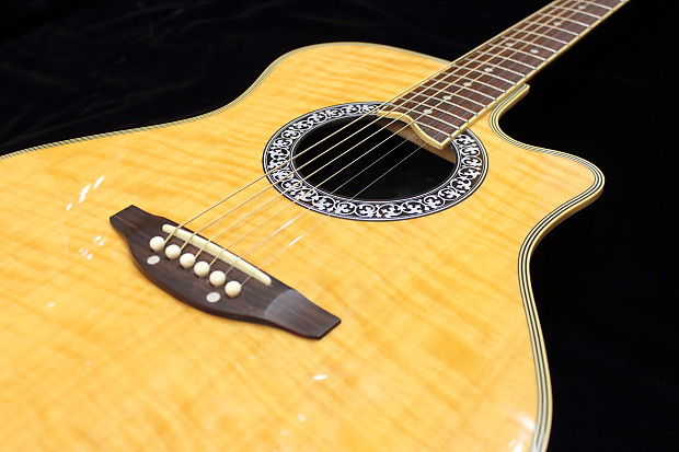 Fernandes FAA500E 90's Natural Electric Acoustic Mini Jumbo