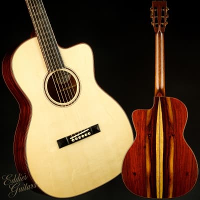 Bourgeois OMSC DB Signature Deluxe - Aged Tone Swiss Moon Spruce & Cocobolo image 1