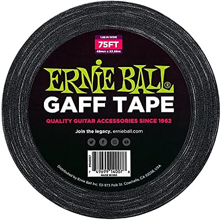 Ernie Ball Gaff Tape, 75' Roll