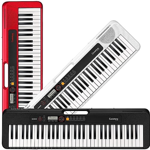 Casio Casiotone CT-2200RD RED - Super Portable - Can be battery powered, huge sound library image 1