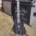 Schecter Synyster Gates Custom with Schecter Signature Pickups Black with Silver Pinstripes