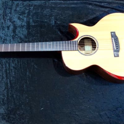 Used 2013 Terry Pack SJRS acoustic/electric guitar, solid rosewood/Sitka, had professional repair image 1