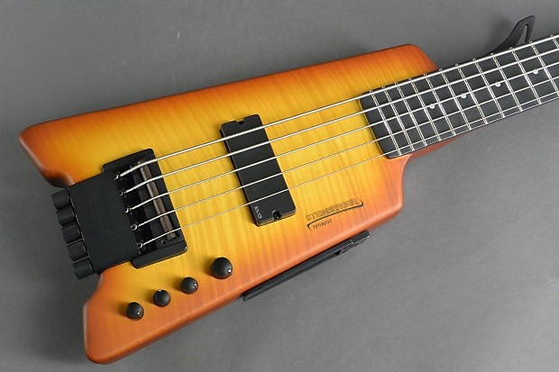 Steinberger Synapse XS-15FPA Custom 5-String Bass Trans Amber