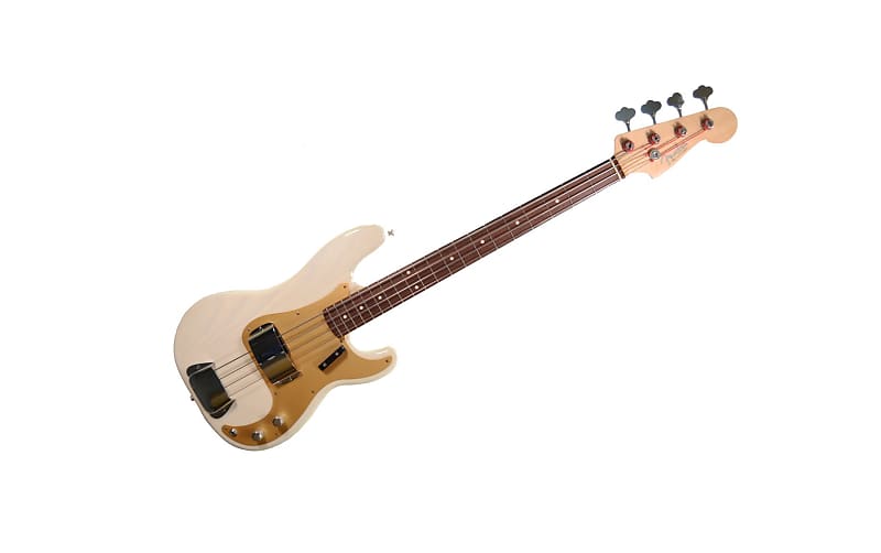 Fender Custom Shop 1959 Precision Bass NOS Guitar w/ OHSC – Used 2005 White image 1