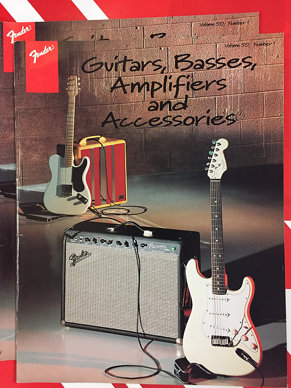 Fender Catalog Volume 50 Number 1 Reverb