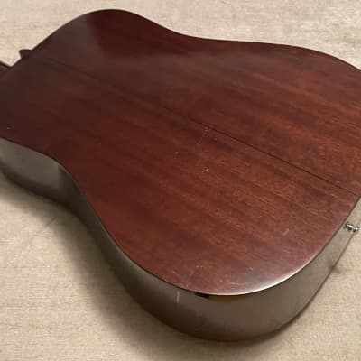 1970’s Elger Custom Built 12 Acoustic Dreadnought Guitar + Case MIJ Japan True Lawsuit Ibanez image 17