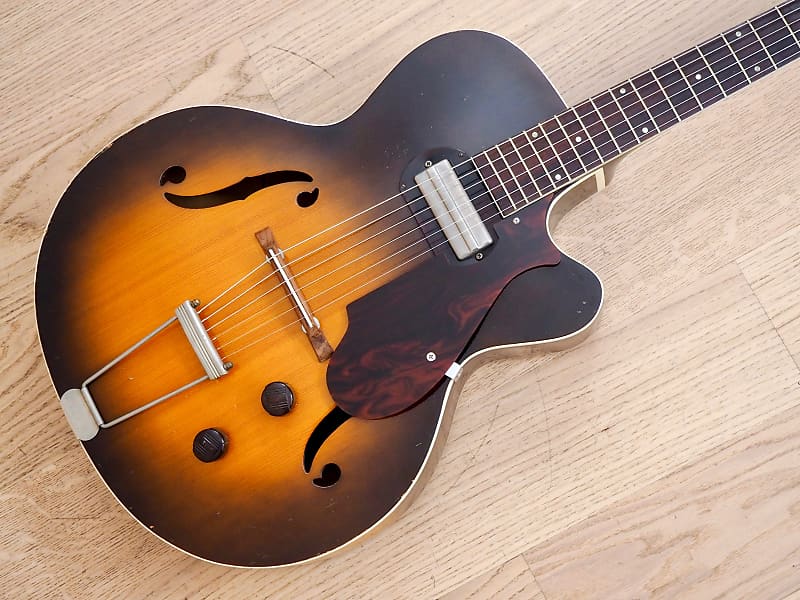 1956 Silvertone H-61 Vintage Archtop Electric Guitar by