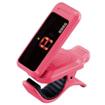 Korg PC-1 Pitchclip Clip-On Guitar & Bass Tuner Pink image 1