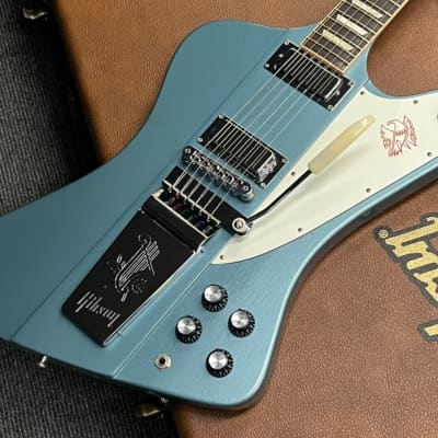 Gibson Firebird Lyre Tail Vibrola 2016 Faded Pelham Blue Gibson Firebird Lyre Tail Vibrola 2016 Faded Pelham Blue