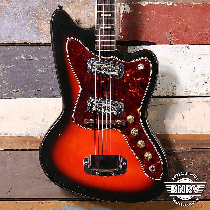1960's Holiday Silouette Model 1478 Redburst By Harmony image 1