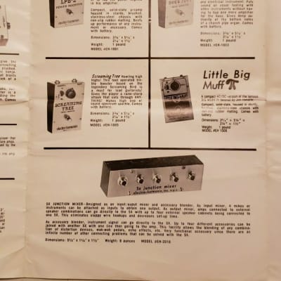 Promo Electro-Harmonix Big Muff Electric Mistress Flanger 1970's 80's image 8