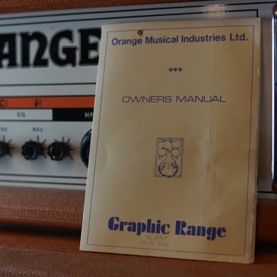 Orange OR100 & cab 1977 collectors condition mega rare 1st owner image 8