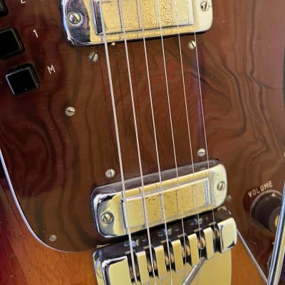 Goya Panther S2 Solid Body Electric Made by Galanti in Italy OHSC 1967 - Sunburst image 5