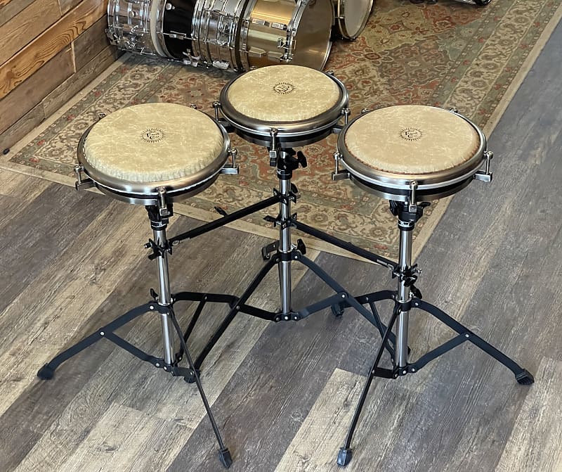 Pearl Travel Conga Set with Stands 11