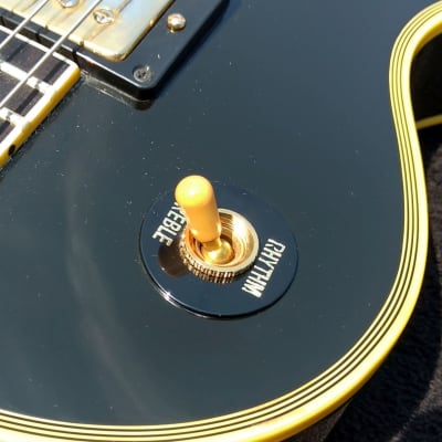 2015 Gibson Custom Shop True Historic '57 Les Paul Custom  Black Beauty Reissue image 4