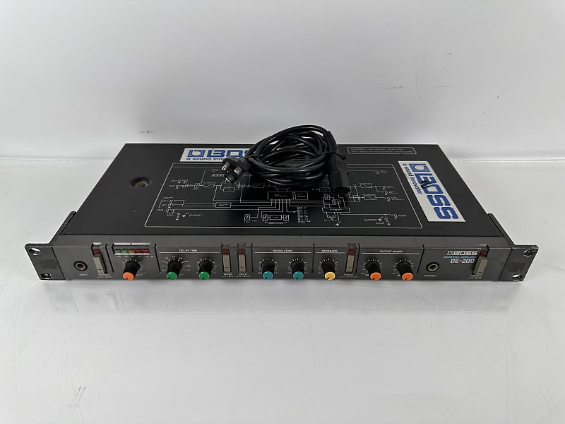 Vintage 1984 Boss DE-200 Digital Delay Rack Delay Rackmount | Reverb