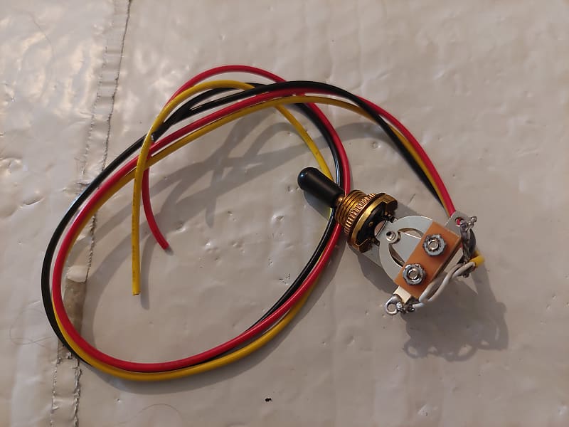 Epiphone Les Paul Pre wired 3 way Toggle Switch Gold Reverb