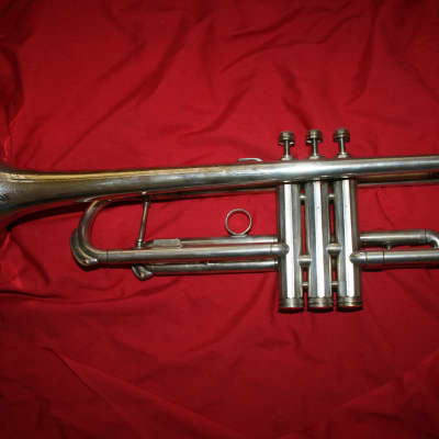 Conn Conn Connqueror 48B Bb trumpet 1940 Silver plated | Reverb