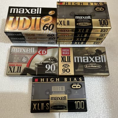 Sealed Maxell UD XL II 100 Blank Audio Cassette Tape 2 PACK – St