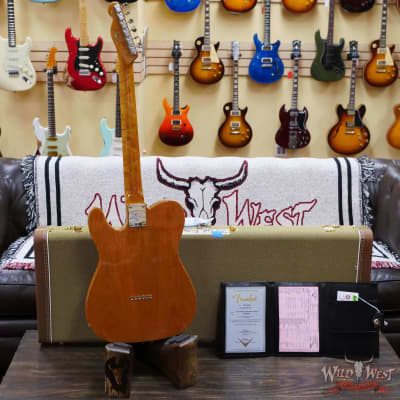Fender Custom Shop Ltd Knotty Pine Telecaster Thinline Hand-Wound Pickups Aged Natural image 10