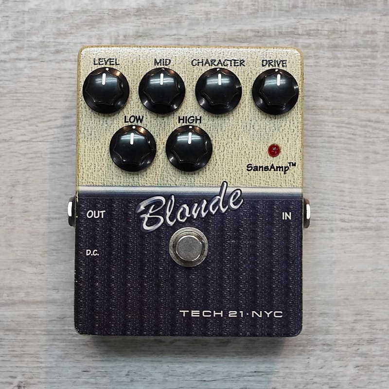 ギター TECH21 Blonde Tech 21 SansAmp Character Blonde v2 Overdrive - Perfect Circuit