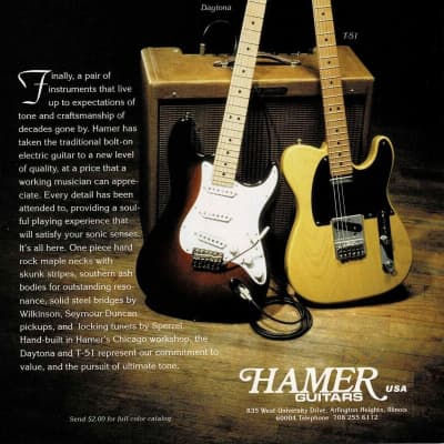 Hamer T-51 1994 - Natural | Reverb
