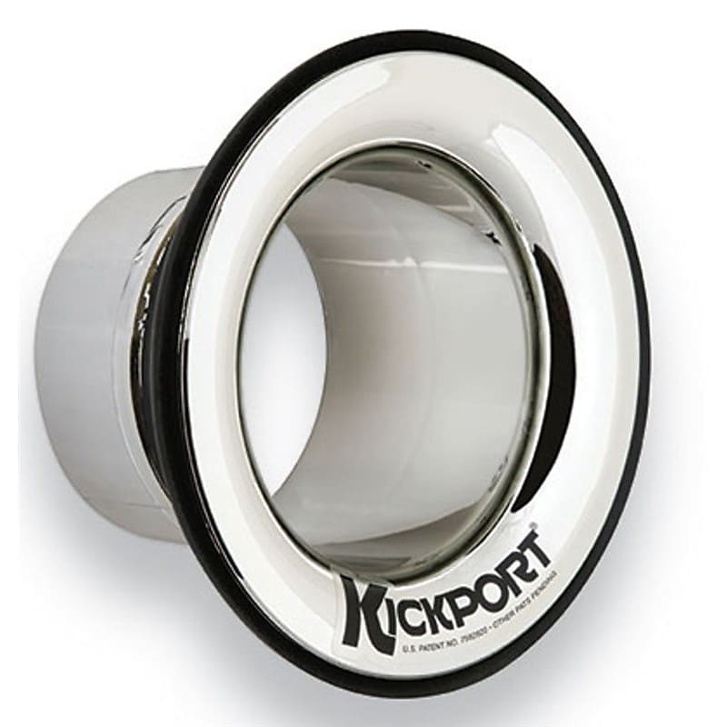 KickPort KP2 Bass Drum Port, Chrome image 1