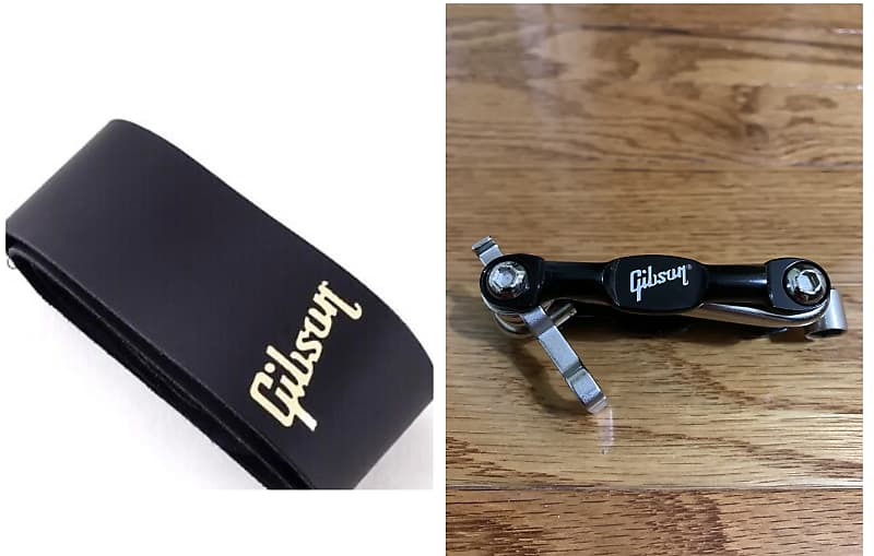 Gibson Multi Tool and Black Leather Guitar Strap Les Paul SG Reverb