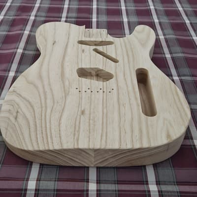 Woodtech Routing - 2 pc Swamp Ash - Arm & Belly Cut - Telecaster Body - Unfinished image 3