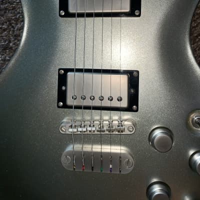 Dean Hardtail electric guitar  Silver sparkle image 6