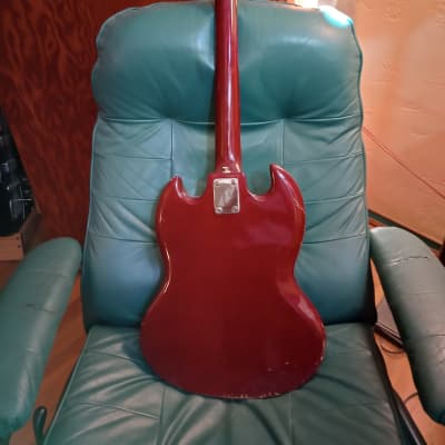 Kent SG Teisco Electric Guitar - Cherry Red image 2