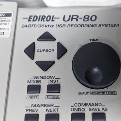 Roland Edirol UR-80 24 Bit/96 kHz USB Recording System w/ Manuals