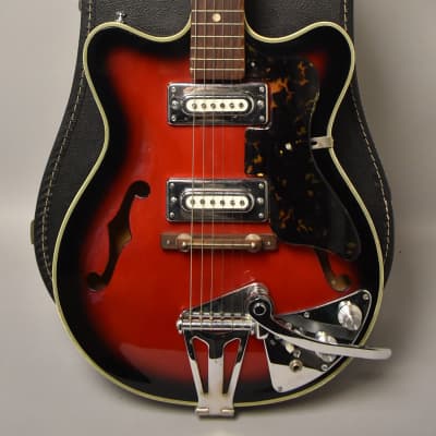 1960's St. George (Teisco) Hollowbody Electric Red Sunburst MIJ w/SSC for sale