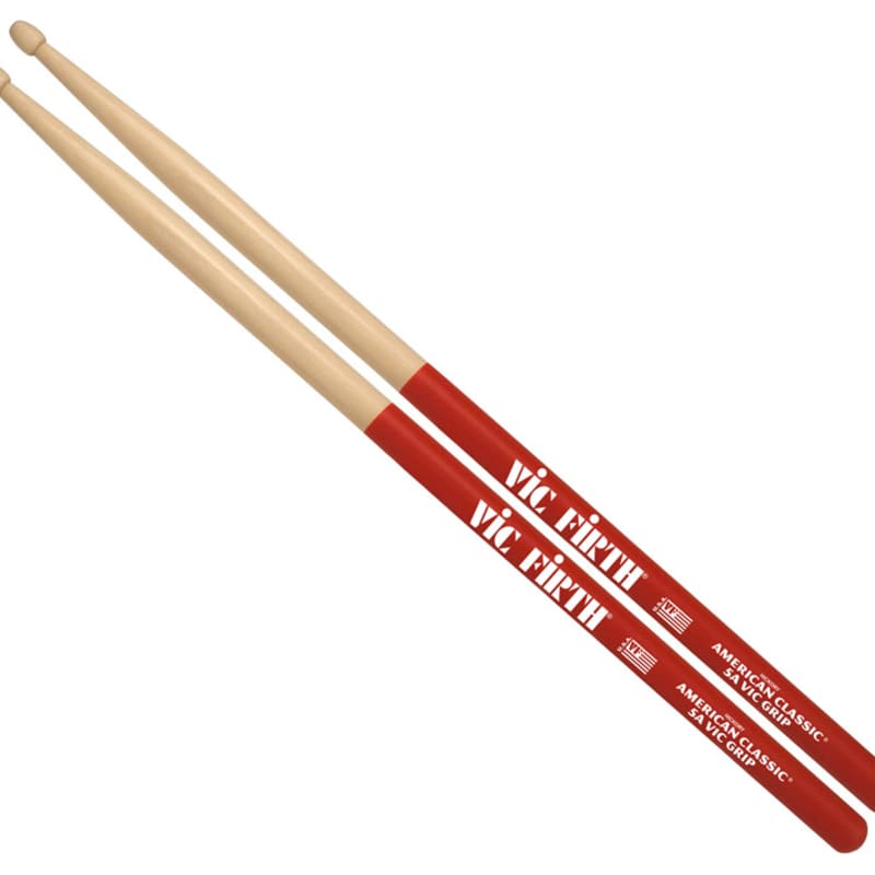 VIC FIRTH AMERICAN CLASSIC 5A PUREGRIT WOOD TIP DRUMSTICKS – Drumazon