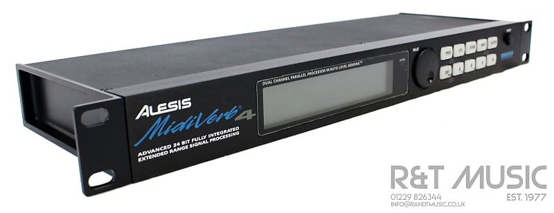 Alesis MidiVerb 4 デュアルチャンネルプロセッサー 動作OK Alesis MidiVerb 4 デュアルチャンネルプロセッサー 動作OK