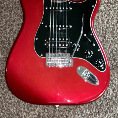 2015 Fender FSR Special Edition Standard Stratocaster HSS with Rosewood Fretboard 2015 Candy Red Burst image 4